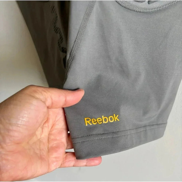 Reebok ZigTech Compression Shorts Play Dry Padded High-Performance Grey 3XL - Picture 4 of 9